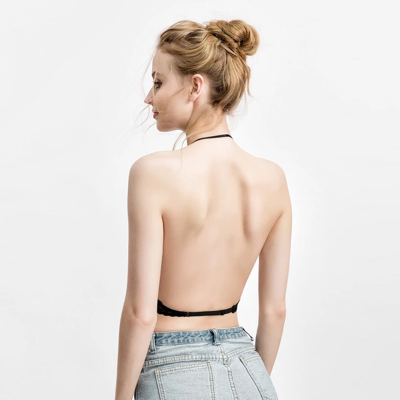 Title 2, Womens Spring and Summer Ultra-Thin Halter Nec...