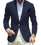 Blazer de Terno Masculino em Cor Lisa Temperamento Simples. Ideal para um visual elegante e sofisticado em eventos formais e no dia a dia. — foto 12