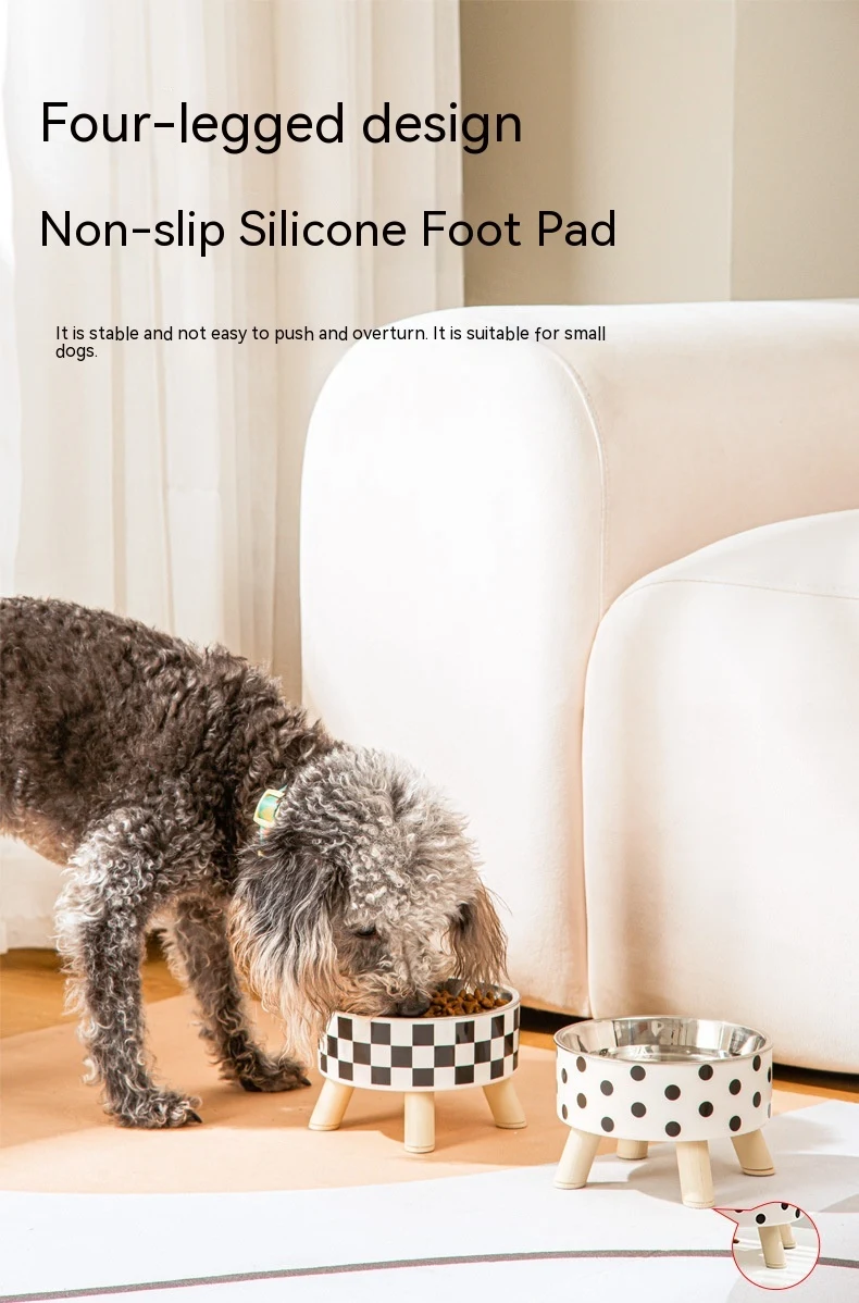 Non-slip square pet bowl, large capacity stainless steel dog food bowl, perfect for both food and water, keeping your pe — photo 18