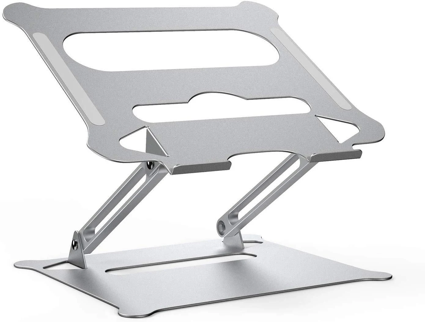 Aluminum Alloy Adjustable Notebook Computer Stand Metal Laptop Stand Ergonomic design elevates your laptop for improved — photo 3