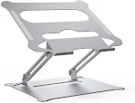 Aluminum Alloy Adjustable Notebook Computer Stand Metal Laptop Stand Ergonomic design elevates your laptop for improved — photo 3