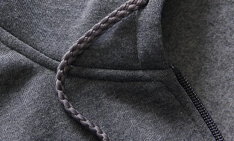 Title 4, Hooded Pocket Zipper Matching Cardigan Hoodie, ...