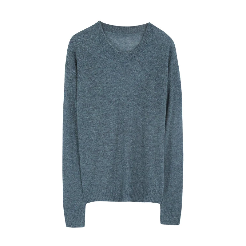 Title 7, Womens Simple Wool Sweater Loose Knitted Mohair
