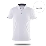 Camisa de manga longa com gola de lapela de secagem rápida e alta qualidade. Perfeita para um visual elegante e sofisticado, ideal para diversas ocasiões. Conforto garantido. — foto 11
