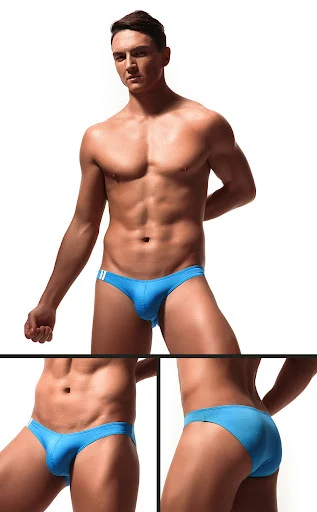 Title 7, Mens Breathable Mesh Low Waist Briefs