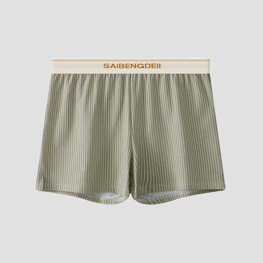 Title 8, Mens Cotton Breathable Stripes Boxer Plus Size...