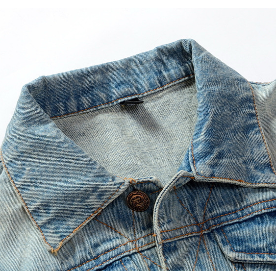 Men's denim ripped vest Distressed style and modern look Perfect for layering and expressing your unique personality — photo 2