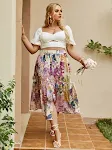 Vestido dulce morado versátil de doble capa ideal para lucir elegante y cómoda en cualquier ocasión, perfecto para mujeres. — foto 2