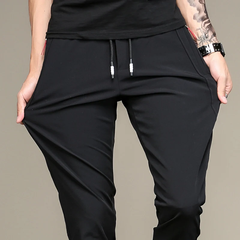 Title 1, Mens Casual Pants Spring and Summer Slim Strai...