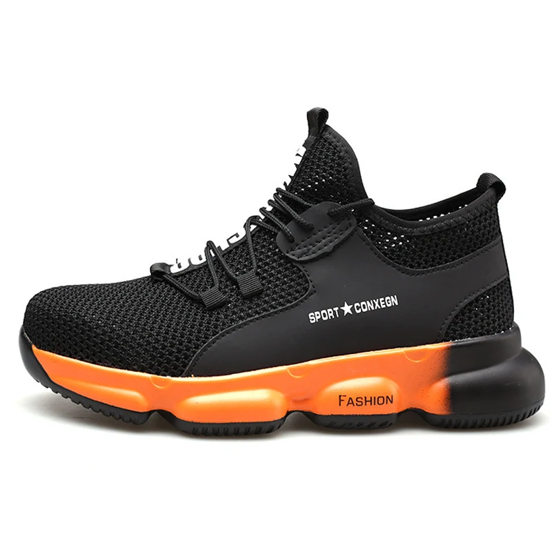 Veiligheidsschoenen voor optimale bescherming op de werkvloer. Stevige werkschoenen met neusbescherming, antislip zool en comfort. — foto 1
