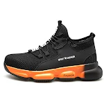 Veiligheidsschoenen voor optimale bescherming op de werkvloer. Stevige werkschoenen met neusbescherming, antislip zool en comfort. — foto 1