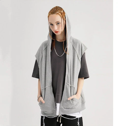 Title 4, Hooded mens vests for men and women
