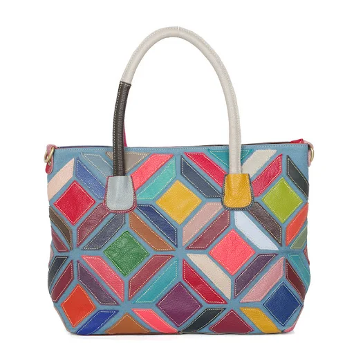 Title 5, Handmade Cowhide Stitching Bag
