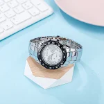 Conjunto de presente relógio de quartzo para elegância e precisão. O presente perfeito para ele ou ela. Um acessório atemporal e sofisticado. — foto 1