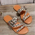 Brown Leopard Printed