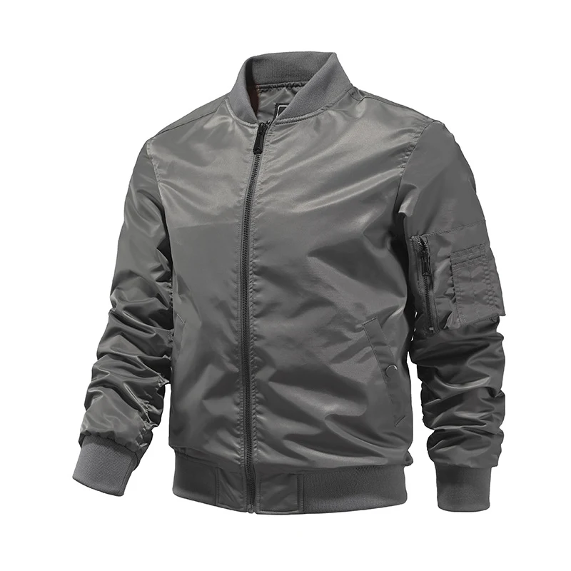 Giacca da baseball Pilot, taglia grande, primavera e autunno. Stile casual e confortevole, ideale per un look alla moda. Perfetta per ogni occasione. — foto 6