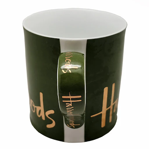 Title 7, Harrods Ceramic Mug Light Luxury British Store....