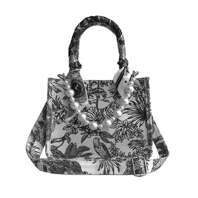 Fashion Fashion Simple Printing Large Capacity One Shoulder Tote Bag — photo 3