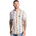 Camiseta esportiva casual listrada de secagem rápida, ideal para atividades físicas e lazer. Conforto e respirabilidade garantidos. — foto 2