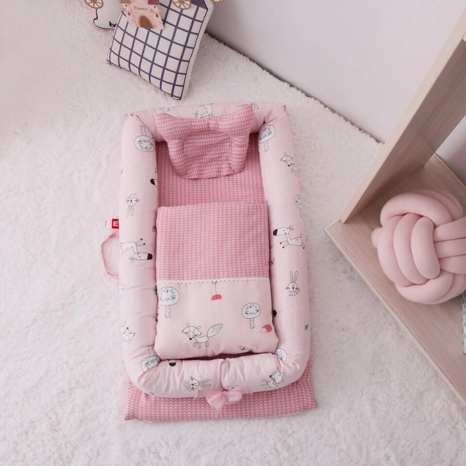 Lit portable anti-sursaut pour nouveau-nés Sommeil paisible et sécurisé partout Confort et protection pour votre bébé — photo 12