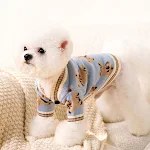 Luxury Cardigan Dog Sweaters Winter Warm Dog Clothes Chihuahua French Bulldog Clothing Pet Coat Jacket Pet Items Knitted — photo 1