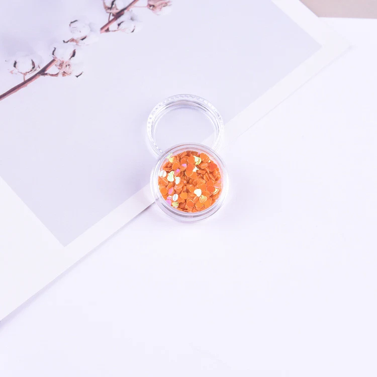 3mm Heart Laser Sequin Decorative Patch adds sparkle to clothing, crafts, and DIY projects, perfect for embellishment. — photo 8