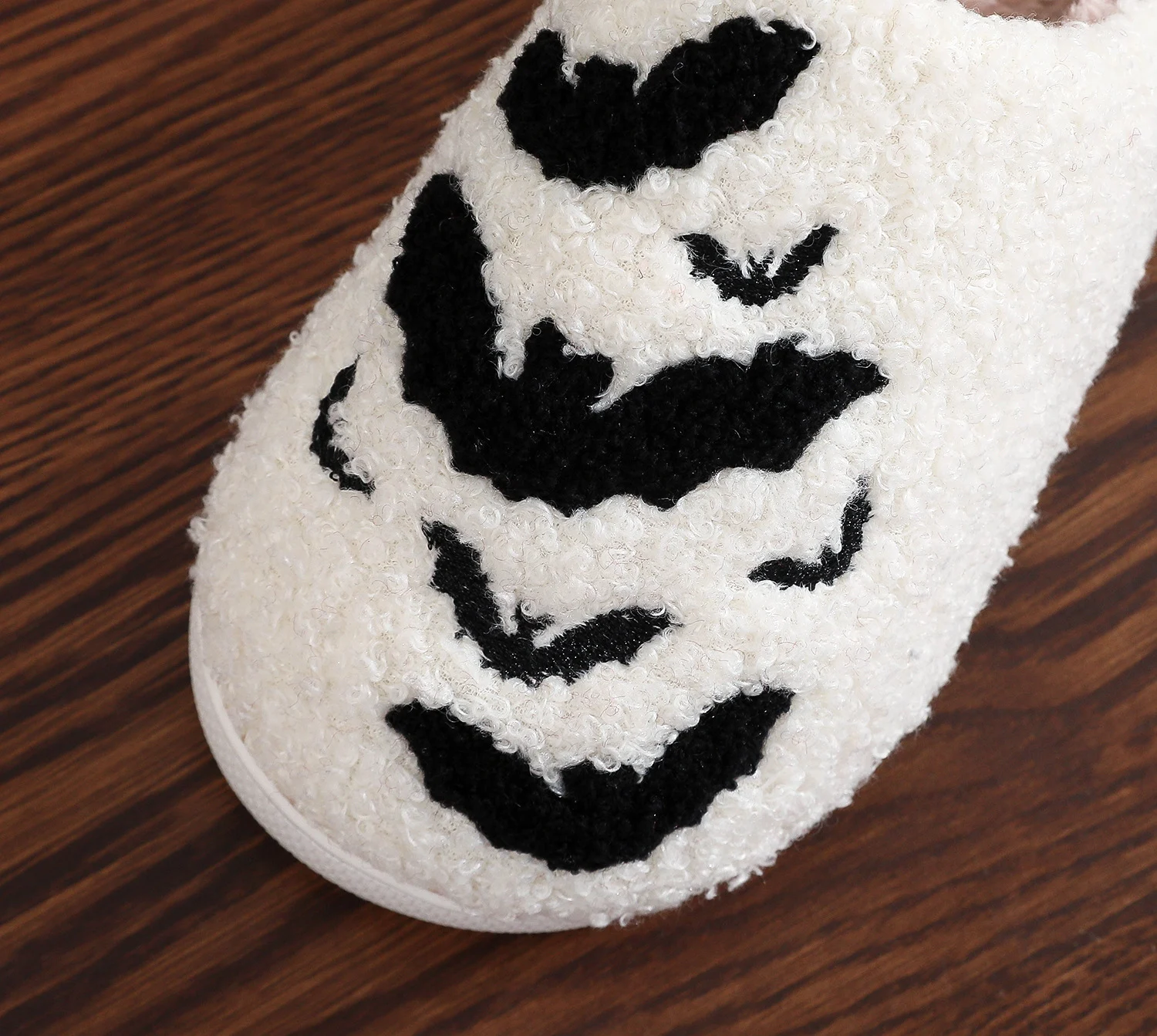 Title 14, Funny Bat Slipper Halloween Pumpkin Flat Indoor...