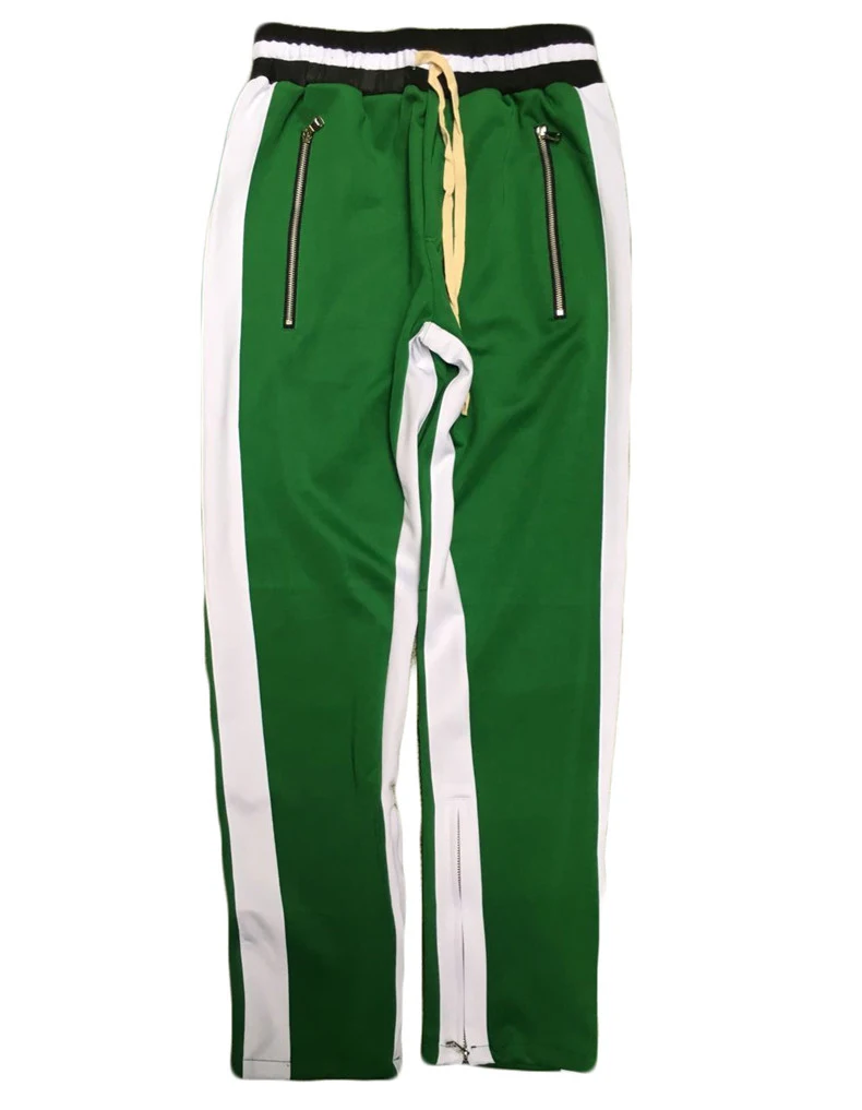 Pantalones de verano deportivos casuales para hombre con cremallera en la parte inferior de la pierna, algodón, cómodos y ligeros. — foto 10