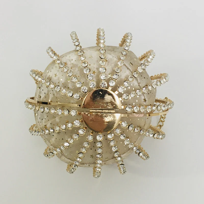 Hollow diamond ball bag evening bag – the perfect handbag for dinners and special events. Elegant design, ideal for any — photo 6