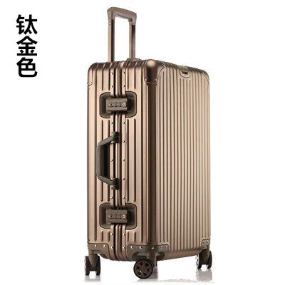 Mala Trolley Liga de Alumínio e Magnésio Grande Capacidade para Viagens Leve e Resistente Perfeita para Bagagem de Férias — foto 5