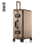 Mala Trolley Liga de Alumínio e Magnésio Grande Capacidade para Viagens Leve e Resistente Perfeita para Bagagem de Férias — foto 5