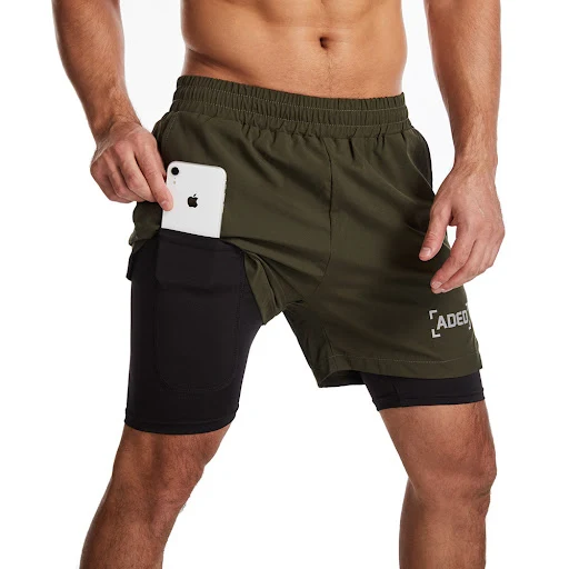 Title 9, Shorts Esportivos Casuais de Tecido de Secagem ...