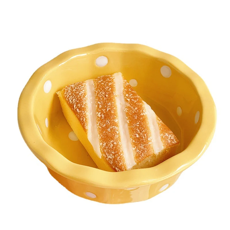 Korean Cute Polka Dot Lace Bowl. Serve your favorite soups, cereals, and desserts in this adorable, stylish bowl. Perfec — photo 11