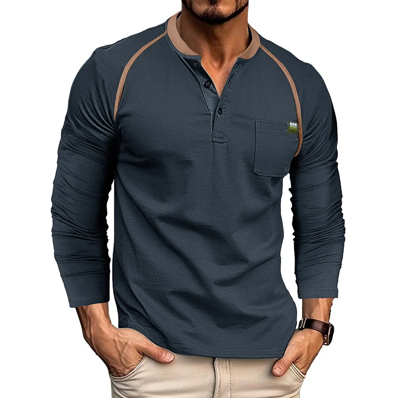Title 7, Amazon Mens Fashion Colorblock Casual Top. Sty...