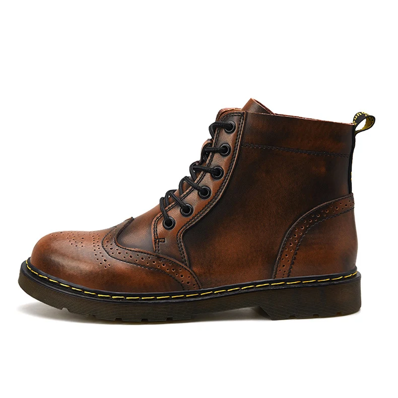 Title 5, New Winter Martin Boots Mens High Top