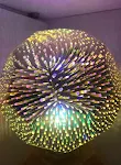 Lâmpada de filamento ST64 G95 LED, bulbo 3D estrela cheia, lâmpada Edison decorativa colorida para iluminação ambiente e design. — foto 3