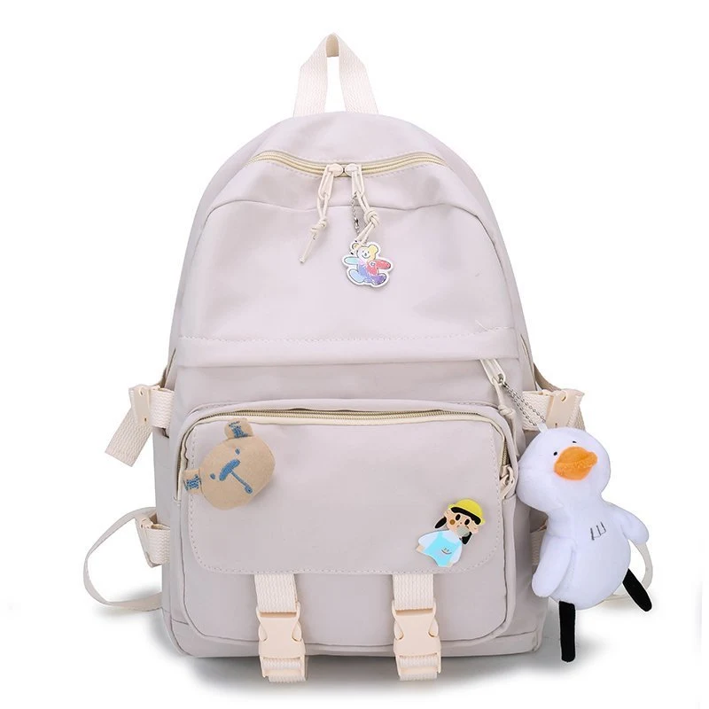 Mochila Harajuku Ulzzang Estudiante de Secundaria Gran Capacidad Mujer Estilo Casual Universitario Tendencia — foto 3