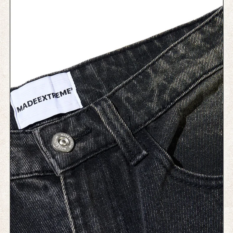 Title 6, Gewassen old mud dyed jeans voor heren en dames...