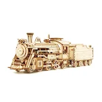 Quebra-cabeça 3D de trem a vapor Brinquedo de inteligência mecânica Monte um modelo tridimensional Desafie a mente e divirta-se com este brinquedo educativo. — foto 1