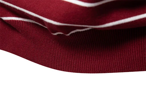 Title 28, Striped Color Matching Long Sleeve Mens Knitwe...