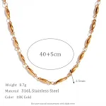 Gold Necklace 40cm 5cm
