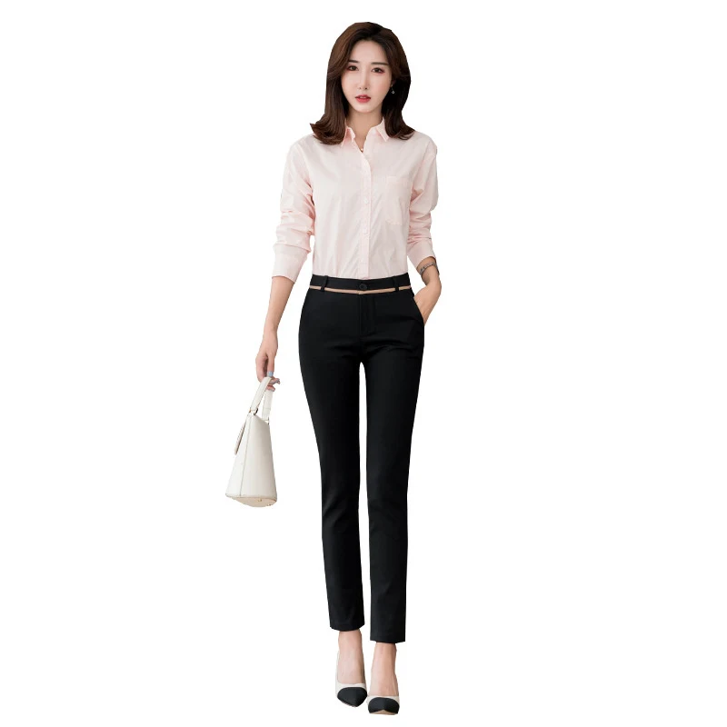 Title 10, Womens High-waist Stretch Casual Straight-leg ...