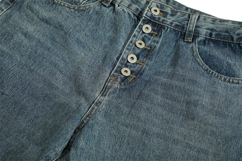 Jean Bootcut Délavé Homme et Femme Confort et Style Denim Tendance Pantalon Bootcut déchiré pour un look décontracté et élégant toutes occasions — photo 14