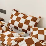 Chessboard Plaid Brown