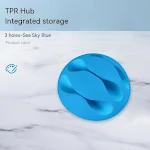 Enrolador de Cabo USB Simples para Mesa Organize seus cabos USB de forma fácil e eficiente com este prático suporte para organização e acabamento. — foto 2
