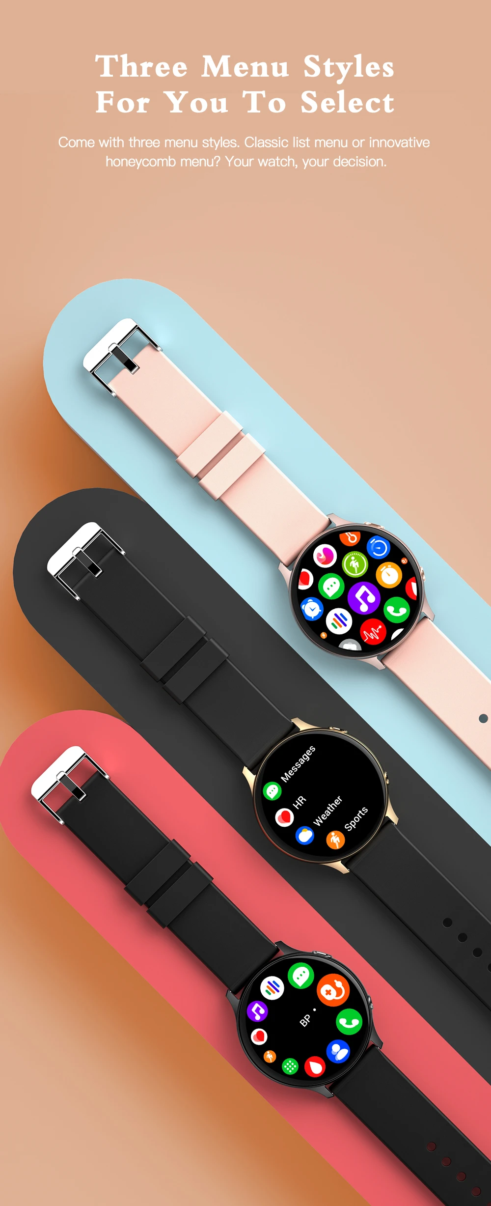 Title 4, Smartwatch Bluetooth com chamadas, frequência c...