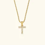 Colar inicial Maeve com diamante Um presente personalizado e brilhante para ela. Joia com letra especial, adiciona um toque único ao visual. — foto 20