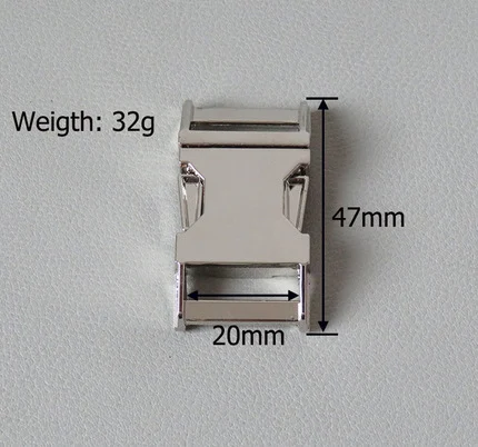 20mm All-metal Alloy Buckle Multi-function Adjustable. Secure, durable fastening for straps, bags, and projects needing — photo 5