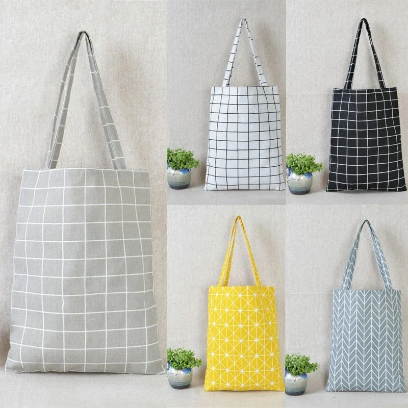 Cotton linen tote bag perfect for shopping, beach, work or everyday use. Lightweight, durable and spacious for all your — photo 1
