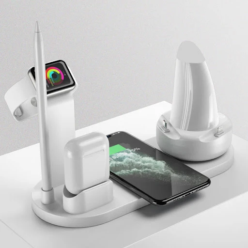 Title 4, Wireless Charger Three-in-One Compatible For Mo...